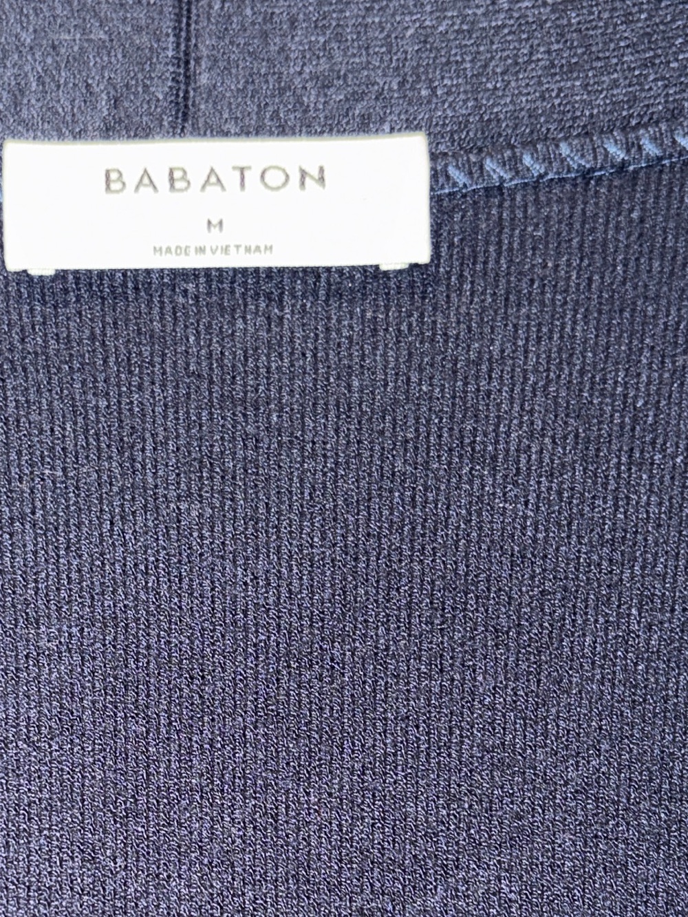Aritzia Babaton TY Cardigan Dark Night Navy Size Medium - Picture 4 of 13